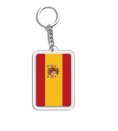 World cup teams key chains